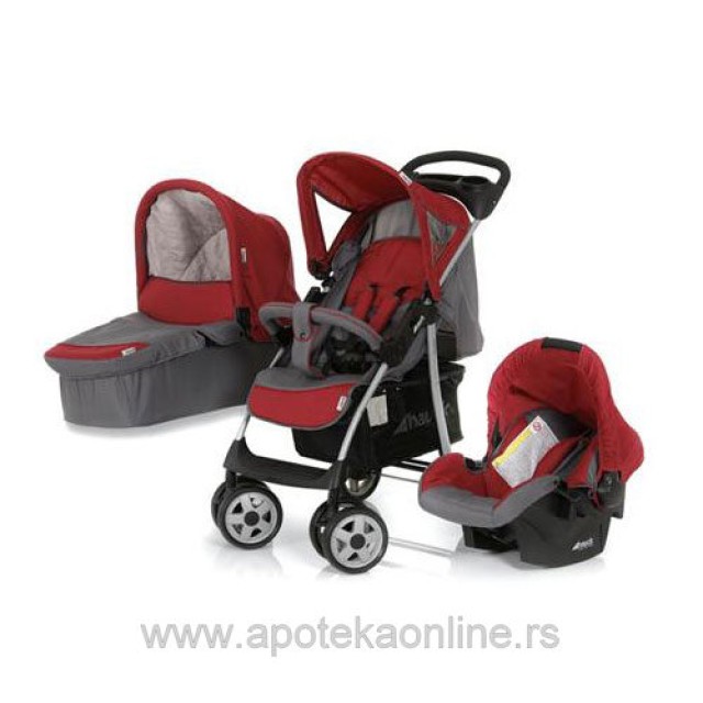 HAUCK TRIO SISTEM (KOLICA+NOSILJKA+AUTO SEDIŠTE) SHOPPER SMOKE TANGO - Online Apoteka HAUCK TRIO SISTEM (KOLICA+NOSILJKA+AUTO SEDIŠTE) SHOPPER SMOKE TANGO